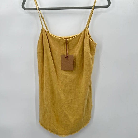 Lost in Lunar Yellow Mustard Stella Camisole Size XS NWT - Picture 3 of 5